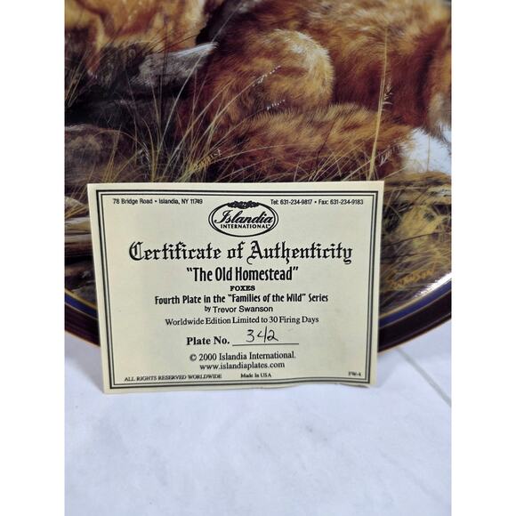 Islandia Intl - The Old Homestead - Families in Wild Series - Foxes - T Swanson - Picture 1 of 2